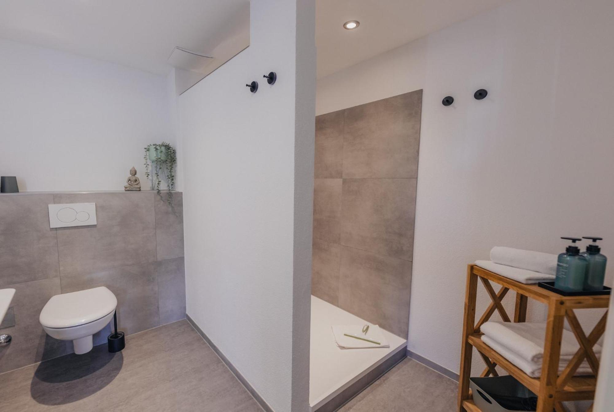 Apartment Mainterrasse Boardinghouse Am Fluss Klimatisierte Mit 80qm Terrasse